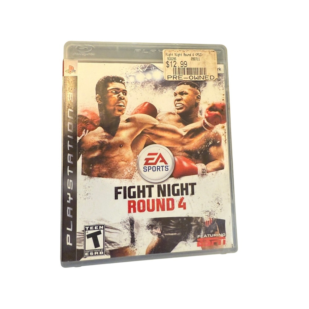 Fight Night Round 4 PlayStation 3 PS3‎ Game Disc Case Manual
